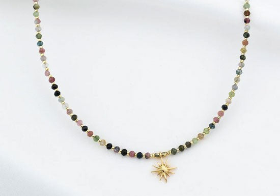 Collier Bliss (pierres au choix)