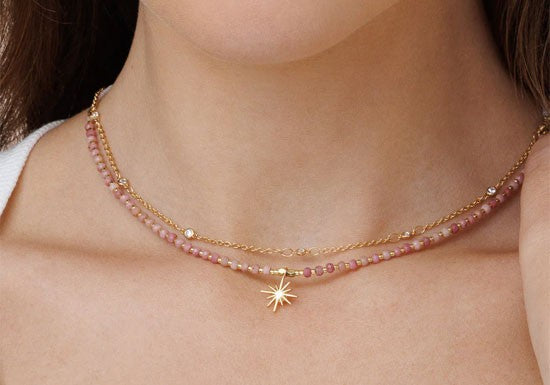 Collier Bliss (pierres au choix)