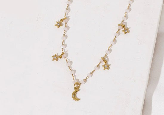 Collier Midnight (rose ou gris)