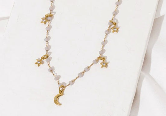 Collier Midnight (rose ou gris)