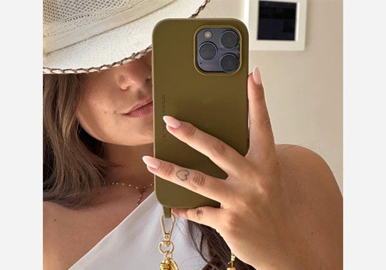 Coque Iphone Soft Touch Kaki