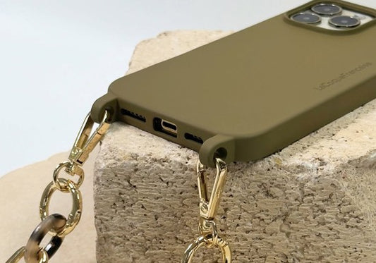 Coque Iphone Soft Touch Kaki
