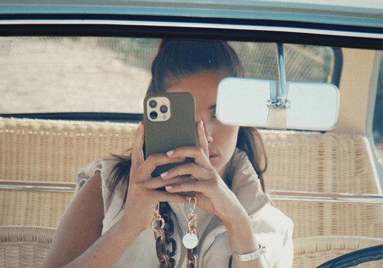 Coque Iphone Soft Touch Kaki