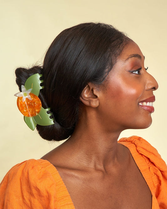 Pince à cheveux XL Fleur d'Oranger