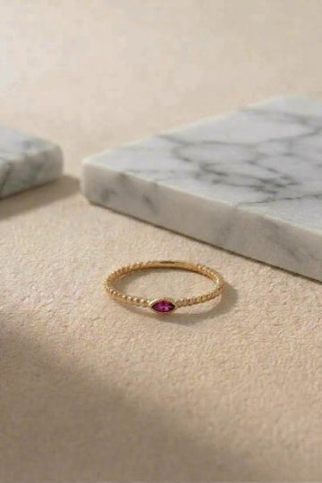 Bague Dale rose
