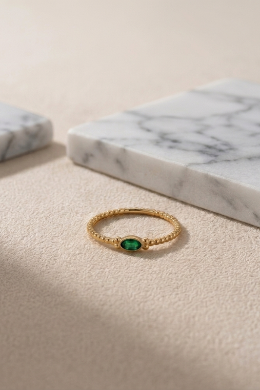 Bague Dale vert