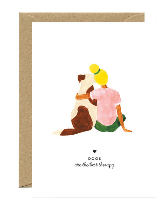 Carte postale Dog Therapy