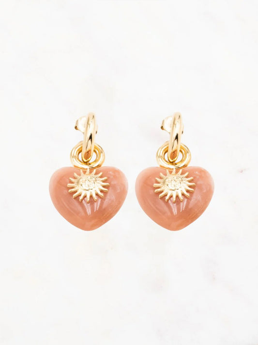 Boucles d'oreilles Esmeria - Rose