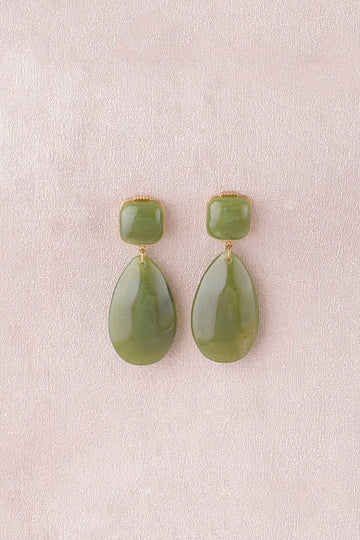 Boucles d'oreilles Esmory kaki
