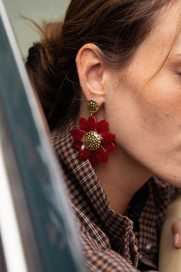 Boucles d'oreilles Fleuriane