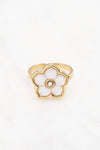 Bague Florens - Nacre Blanche