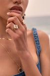 Bague Florens - Nacre Blanche