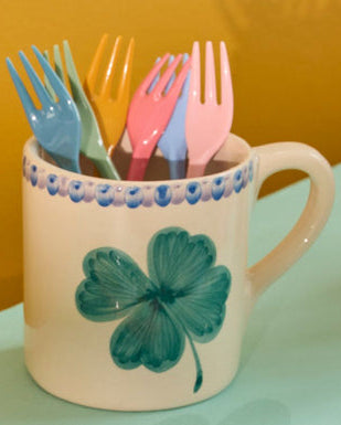 Fourchettes à gâteau - Multicolore - Lot de 6