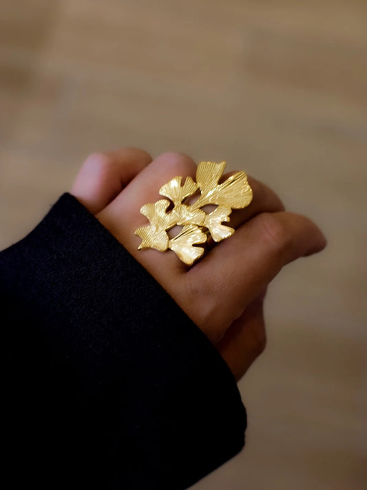 Bague Ginkgo