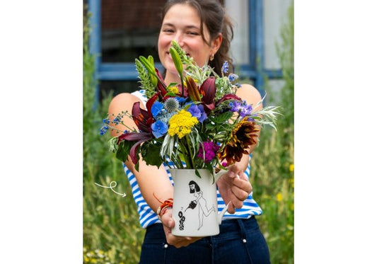 Grand pichet Happy flowers