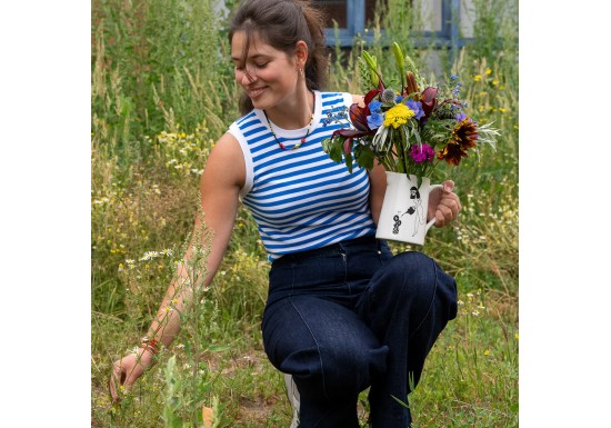 Grand pichet Happy flowers