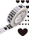 Masking Tape déco - Heart scale