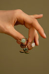 Bague Idrissa - Améthyste, Quartz fraise et Aventurine