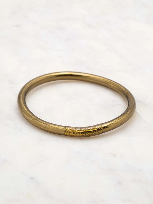 Jonc Bouddhiste Dark Antique Gold