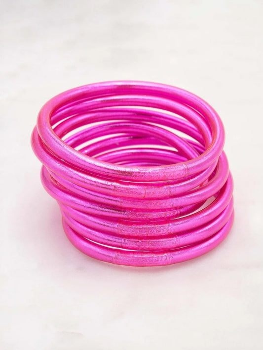 Jonc Bouddhiste Fuchsia