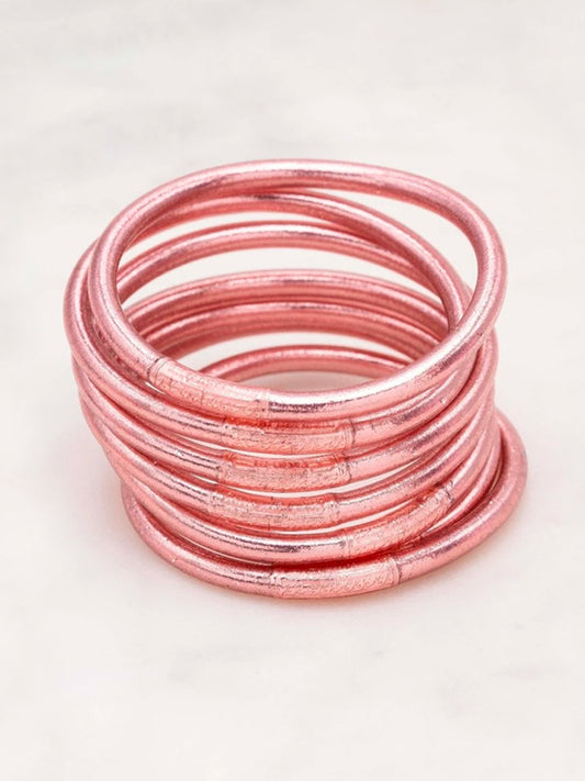 Jonc Bouddhiste Rose gold