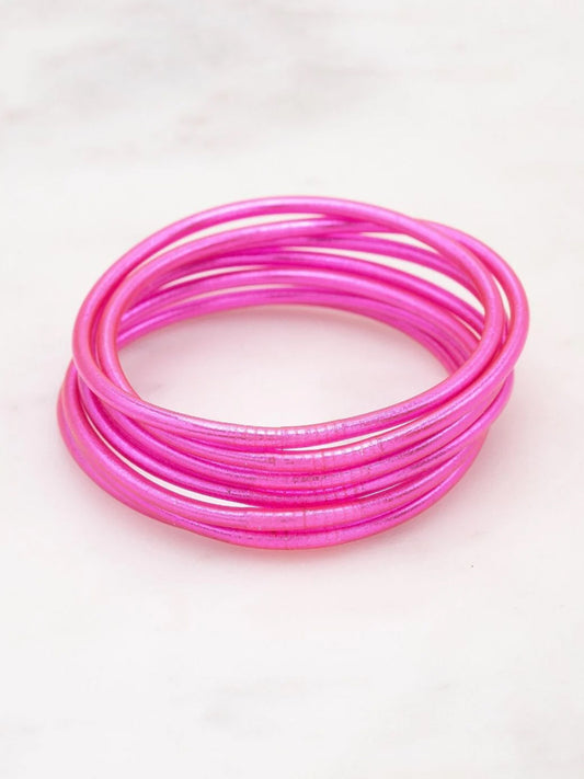 Jonc Bouddhiste fin - Fuchsia