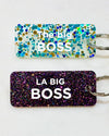 Porte-clés "La big boss" - Violet