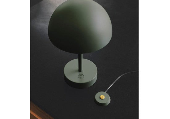 Lampe Doris by Kubbick, Intérieure / Extérieure Sans Fil - Vert Olive