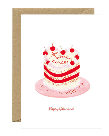 Carte postale Love Sucks Cake