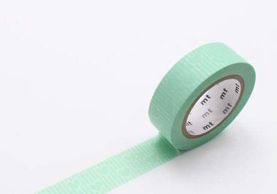 Masking Tape déco - Heart line