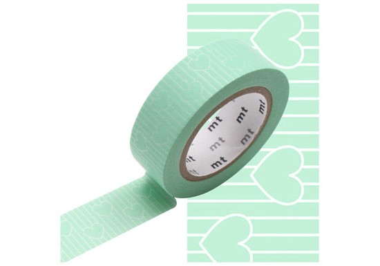 Masking Tape déco - Heart line