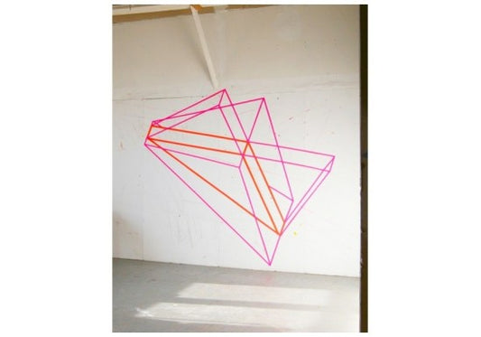 Masking Tape uni - Shocking red