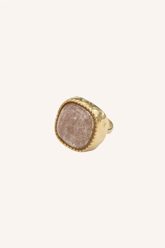 Bague Minéra - Quartz fraise
