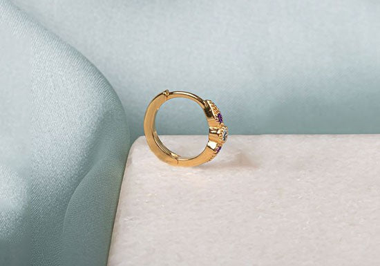 Mini anneau Lautoka violet