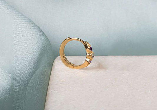 Mini anneau Lautoka violet