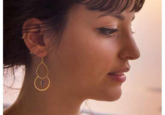 Mini anneaux Fruits d'or - argent