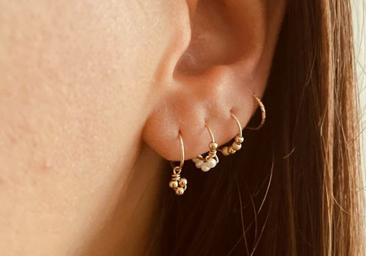 Mini anneaux Fruits d'or - or