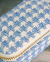 Boite Marie Pied-de-poule Bleu