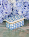 Boite Marie Pied-de-poule Bleu