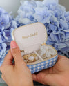 Boite Marie Pied-de-poule Bleu