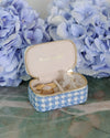 Boite Marie Pied-de-poule Bleu