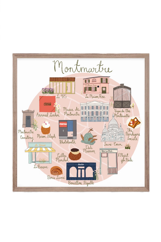 Petite affiche Montmartre