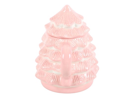 Mug Sapin de Noël rose