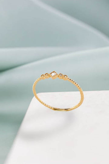 Bague Nara blanc