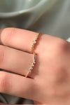 Bague Nara blanc