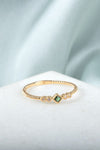 Bague Nara vert