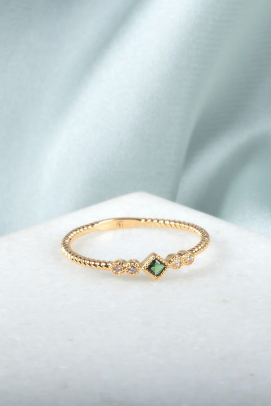 Bague Nara vert