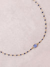 Collier Noelynn - Agate bleue