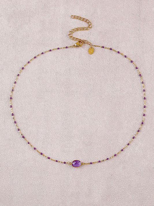Collier Noelynn - Améthyste