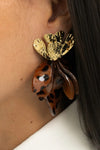 Boucles d'oreilles Norah Léopard